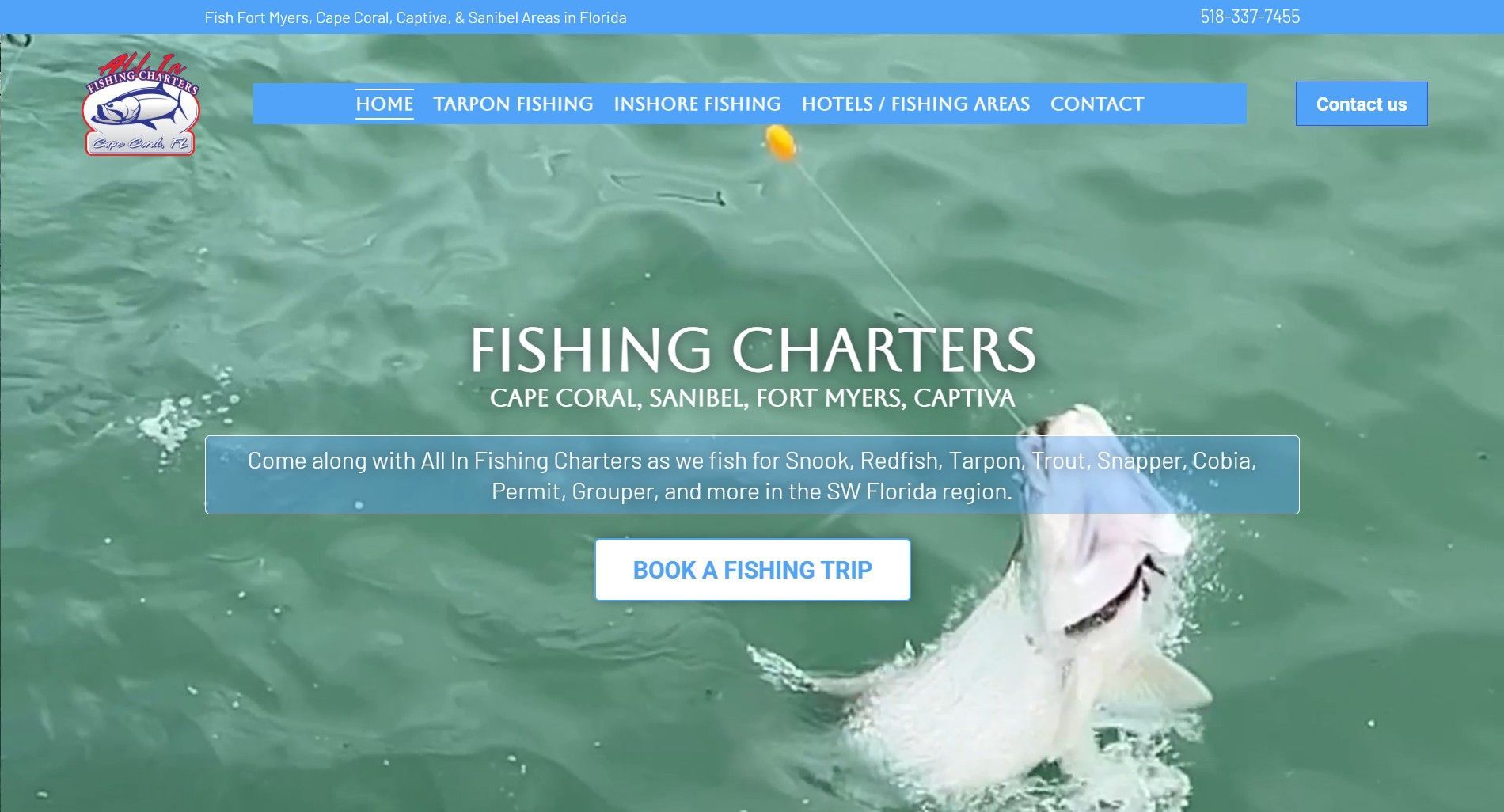 tarpon fishing charter SW FL