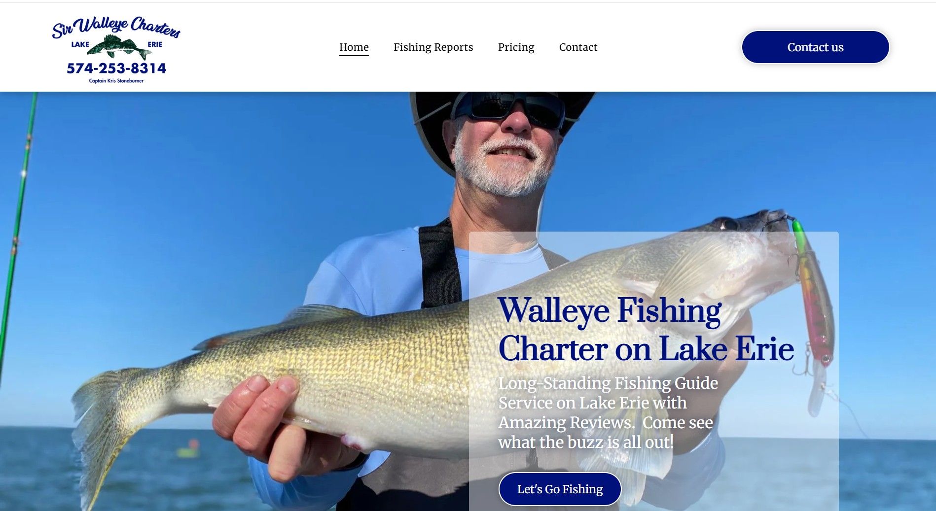 Walleye Fishing Charter on Lake Erie