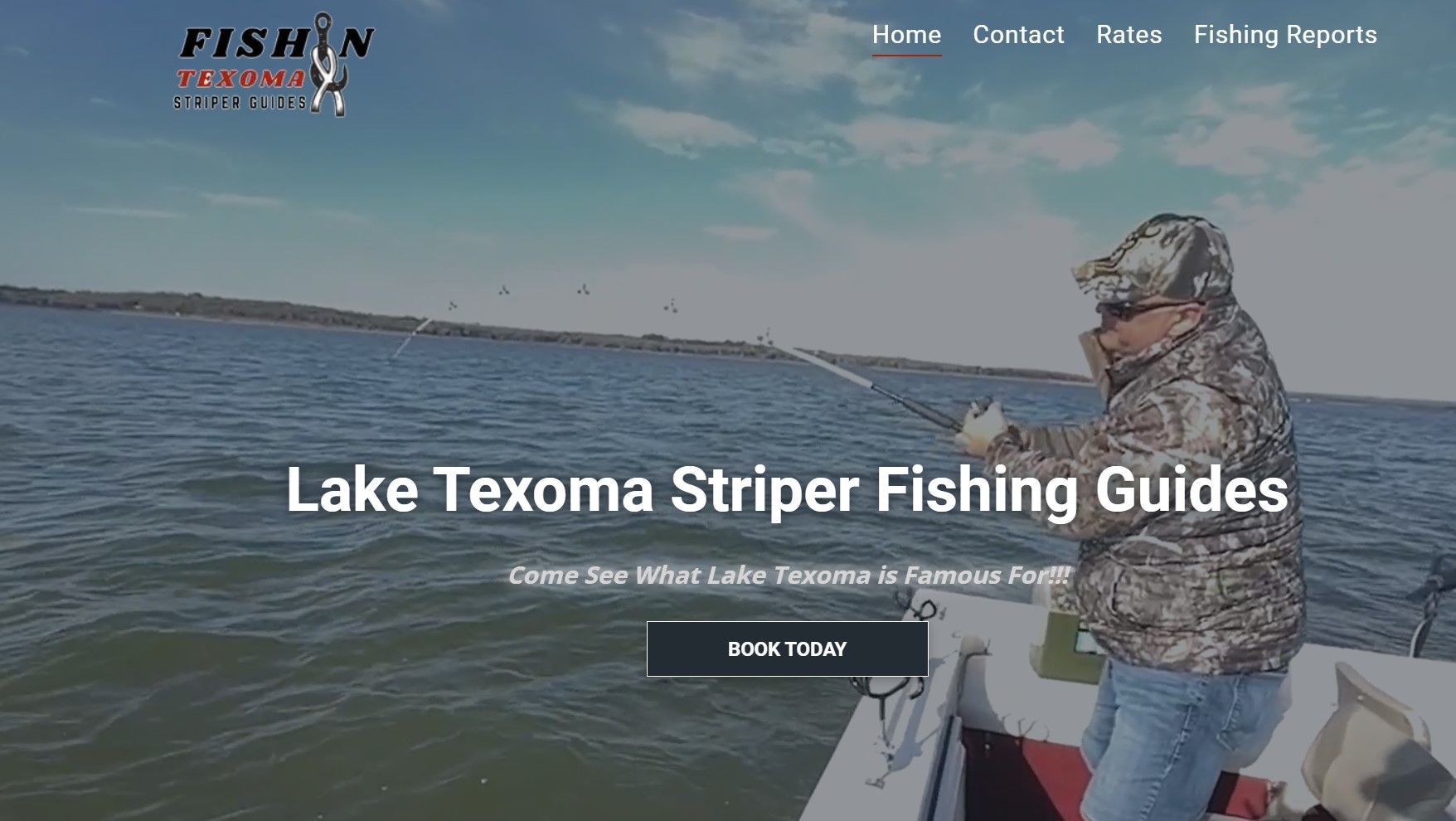 Lake Texoma striper fishing guide