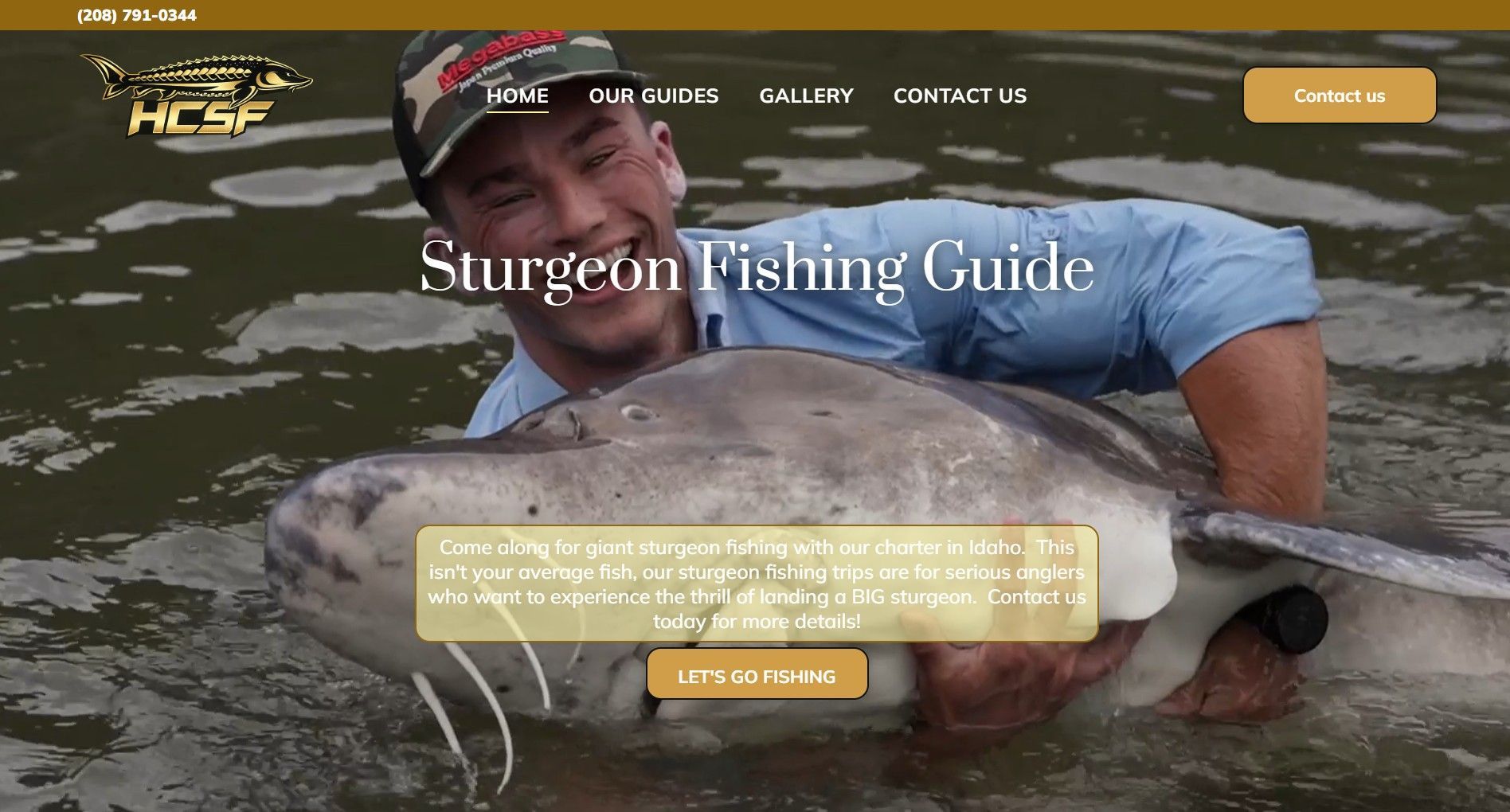 sturgeon fishing guide in Idaho