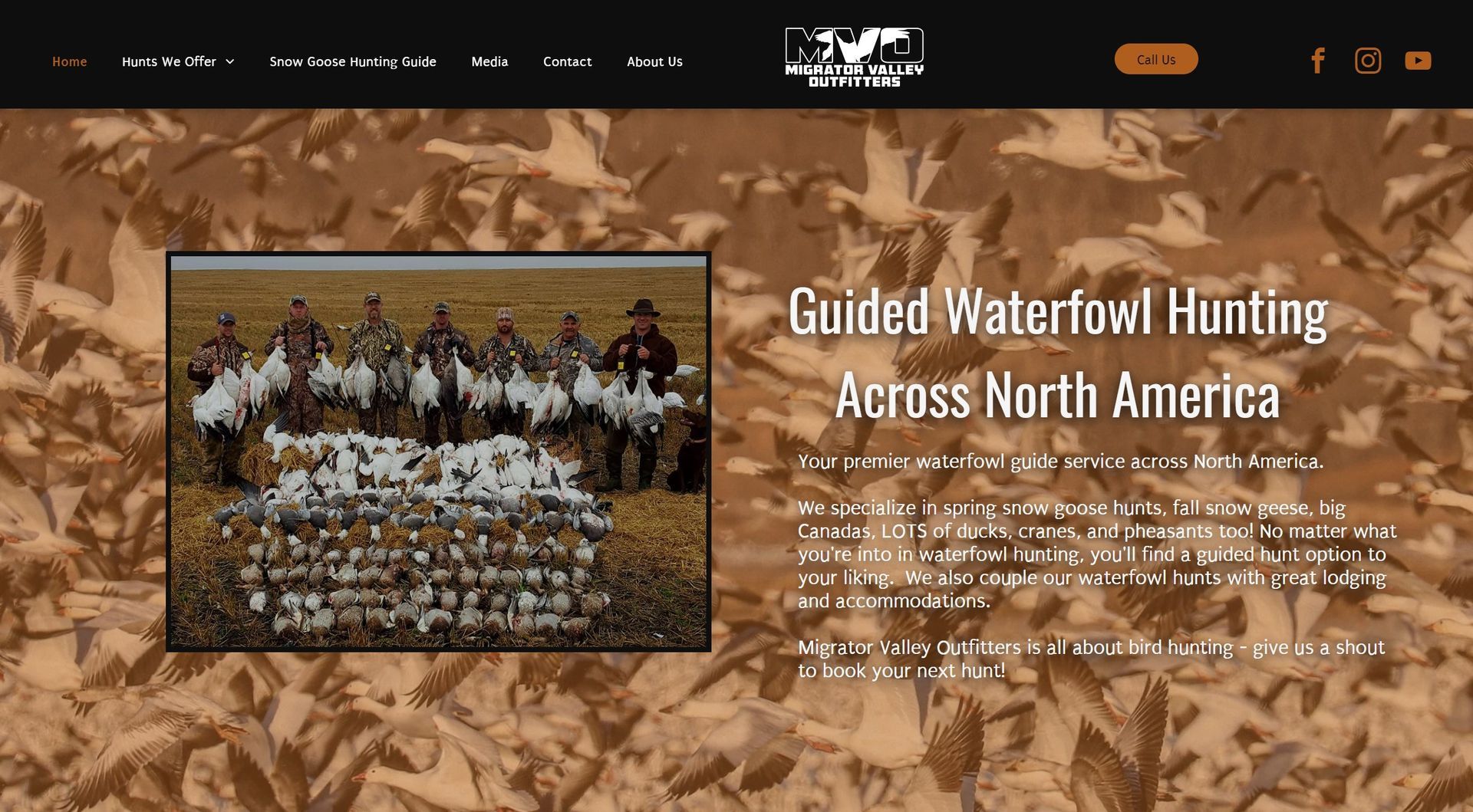 waterfowl hunting outfitter