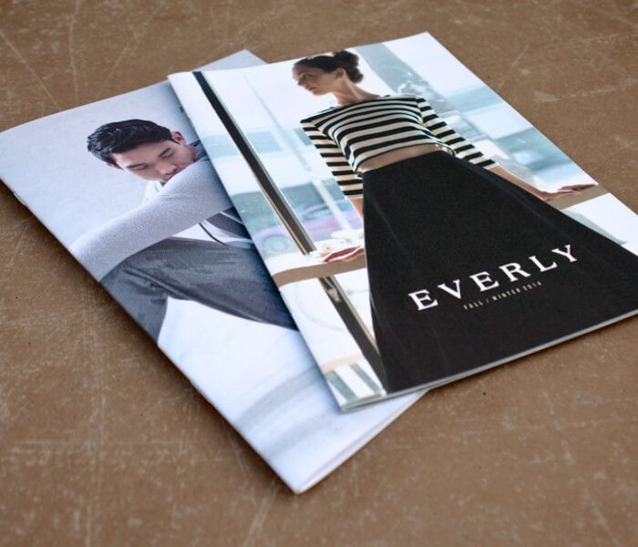 A man and a woman are on the cover of a book called everly