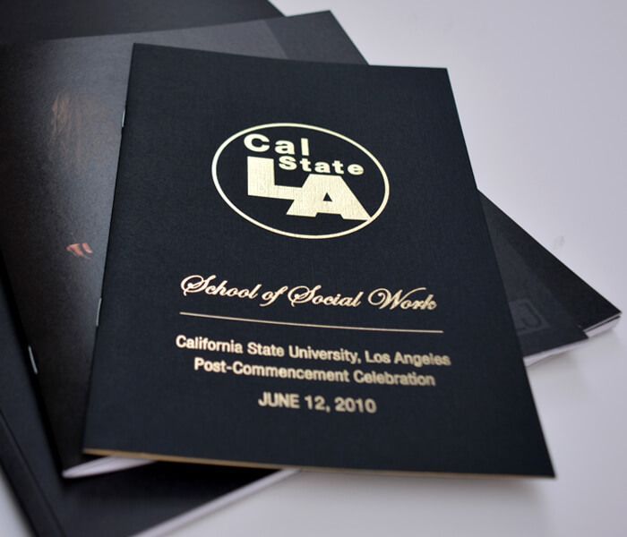 A pamphlet from the california state university in los angeles