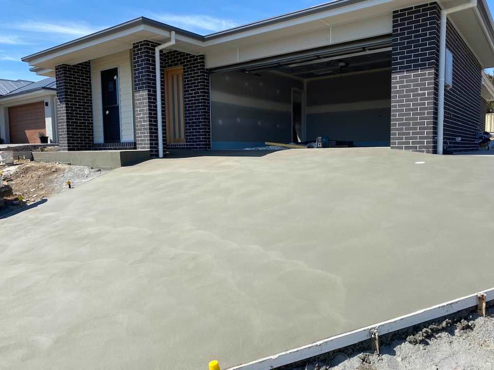 Residential Concrete Driveway — Concreters in Port Macquarie, NSW