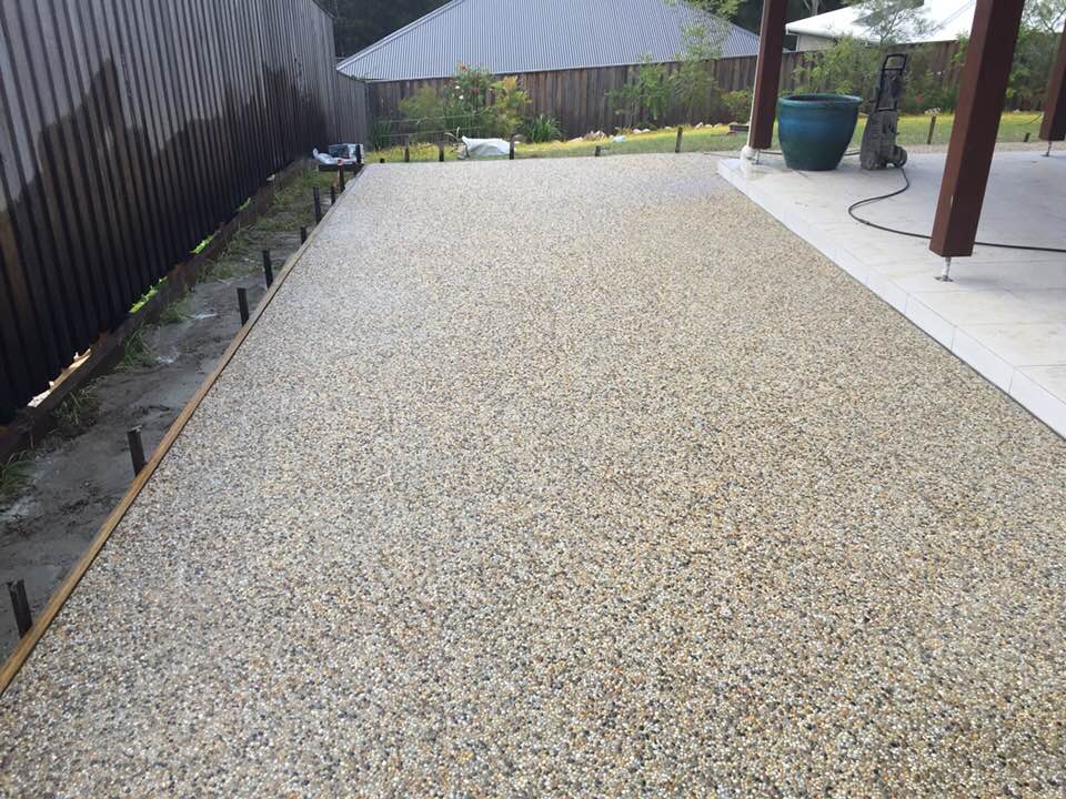 Exposed Aggregate Finished — Concreters in Port Macquarie, NSW