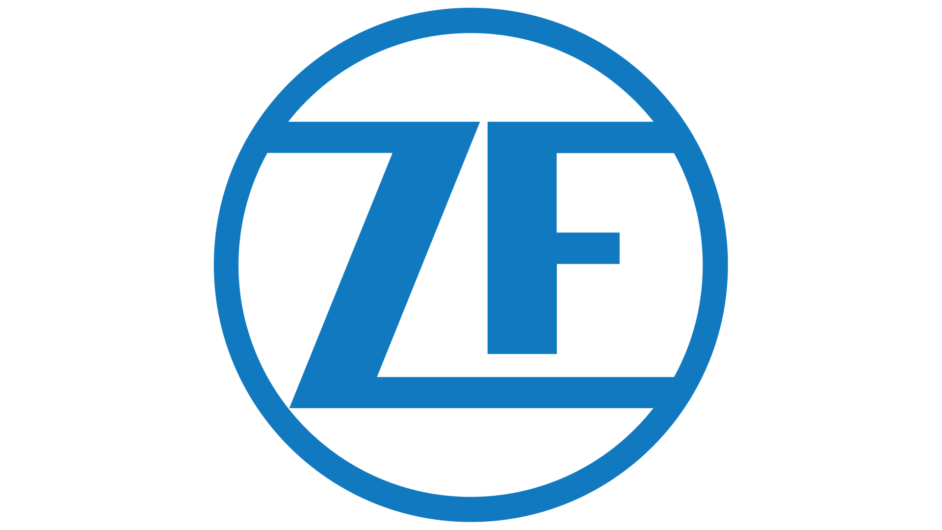 The zf logo is in a blue circle on a white background.