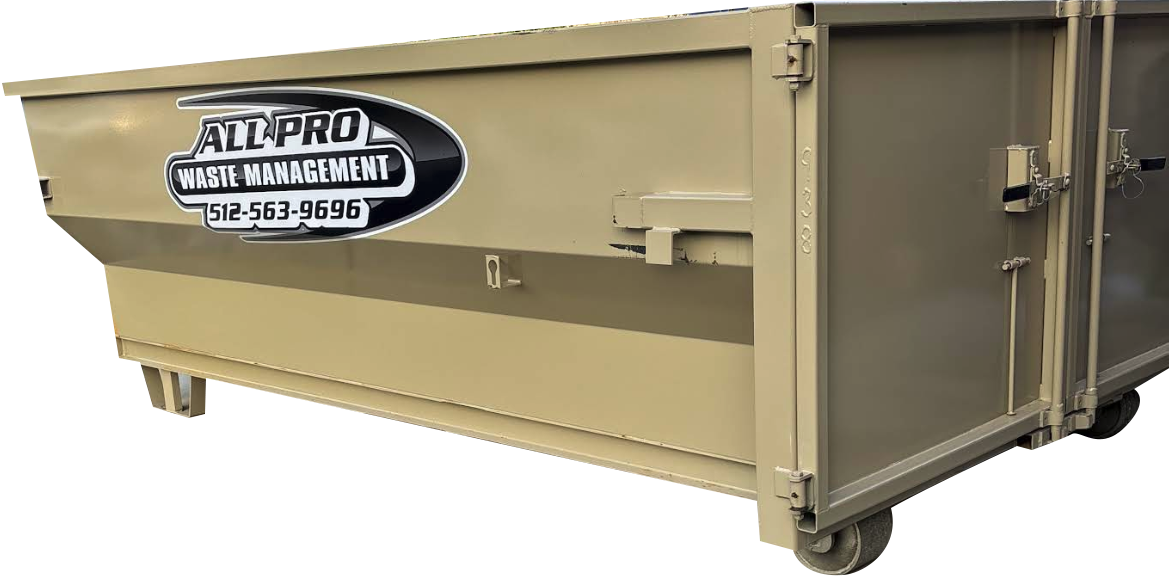 All Pro Dumpster Rentals truck