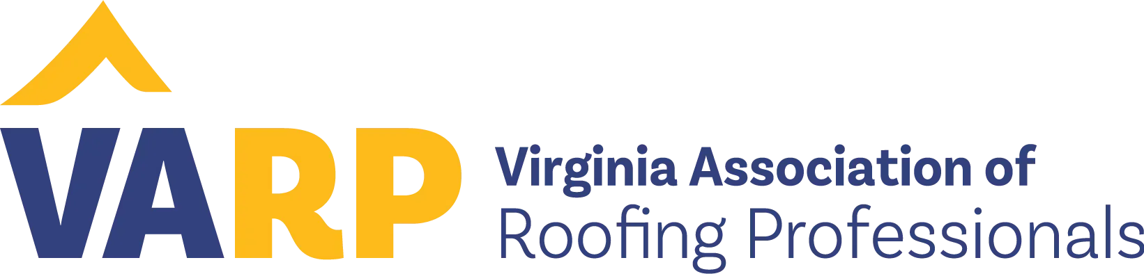 The logo for the virginia association of roofing professionals
