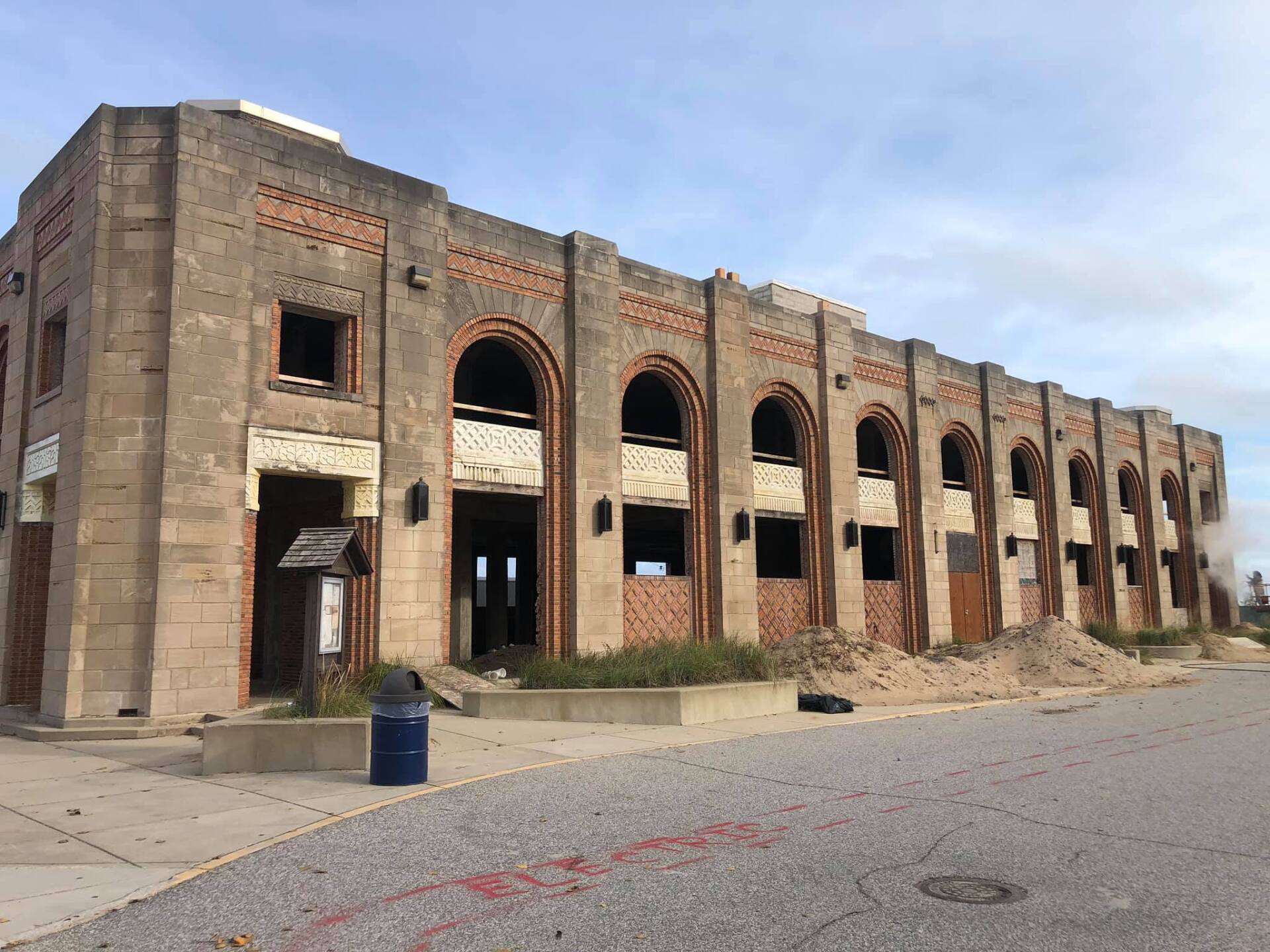 Indiana Dunes Pavillion prior to restoration