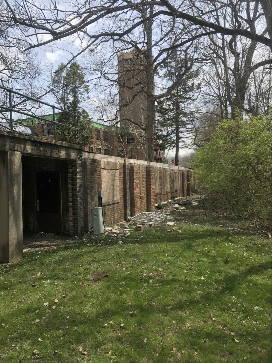 tunnel entrance Indiana School for the blind