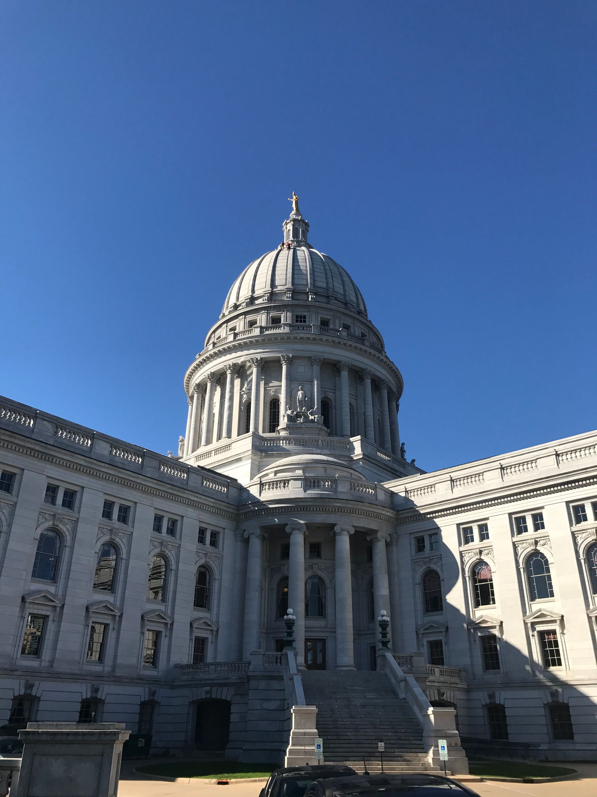 The Wisconsin State Capitol building after restoration by RestoreWorks