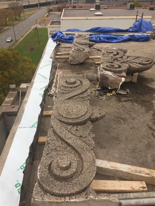 Gary City Hall's Parapet Removal