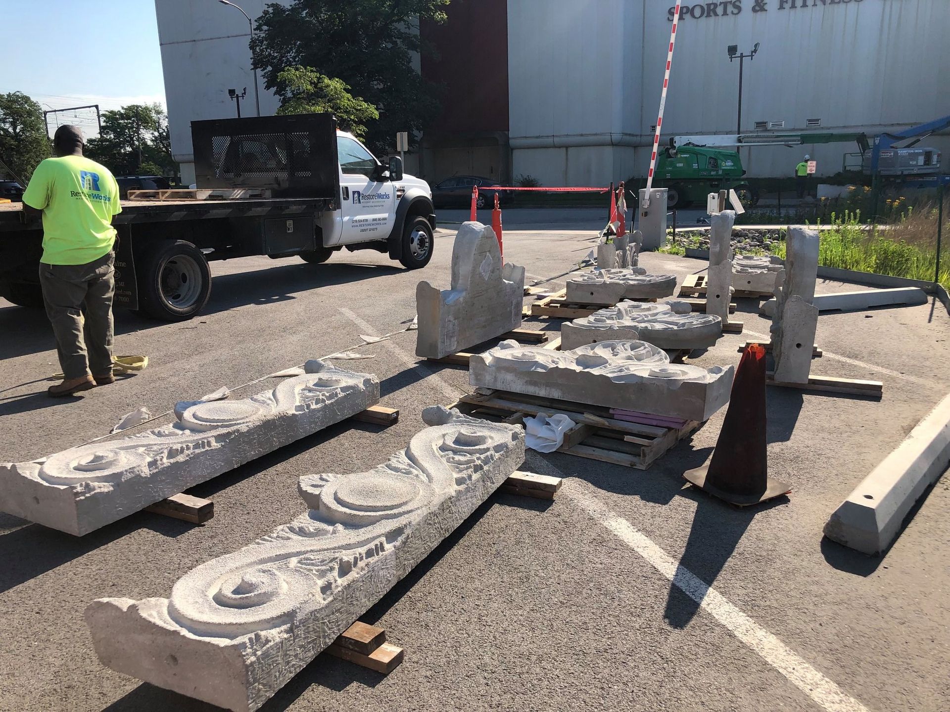 Gary City Hall's Parapet Restoration