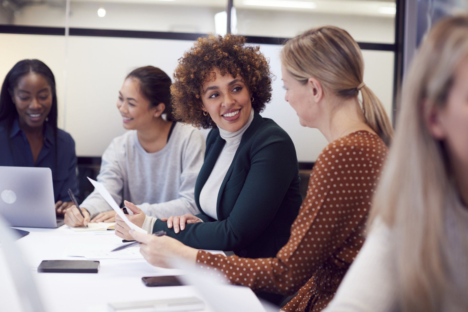 people in a meeting