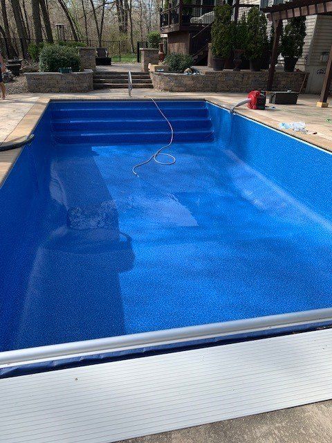 Vinyl Liner installed by Icon Pools, LLC