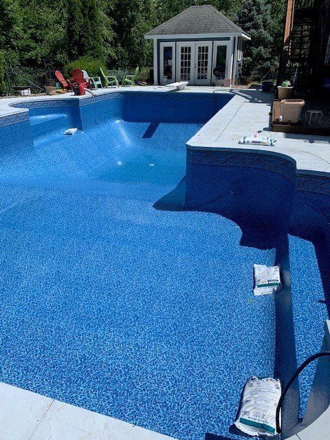 Vinyl Liner installed by Icon Pools, LLC