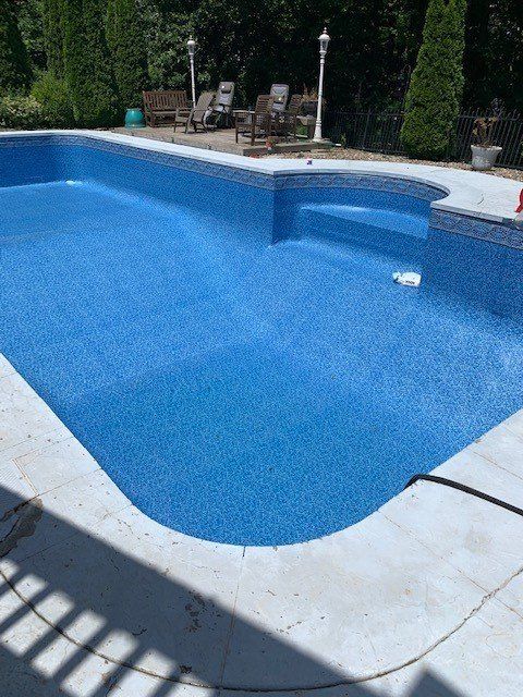 Vinyl Liner installed by Icon Pools, LLC