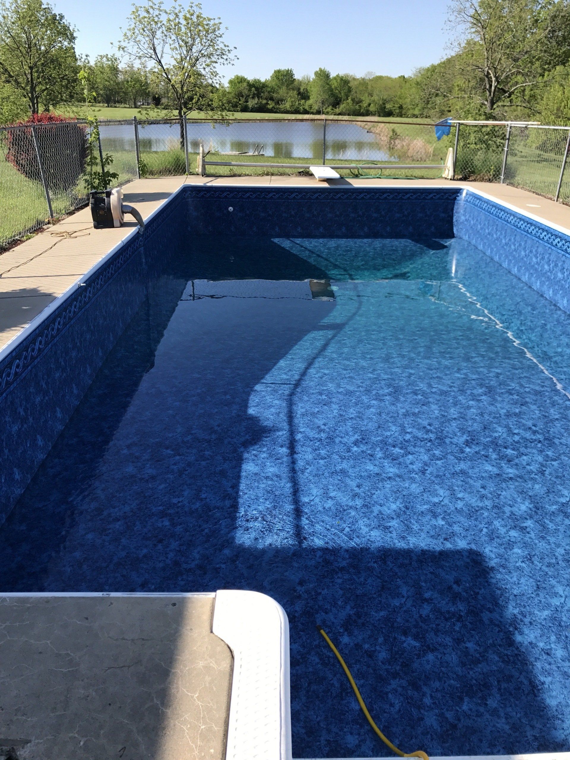 Vinyl Liner installed by Icon Pools, LLC