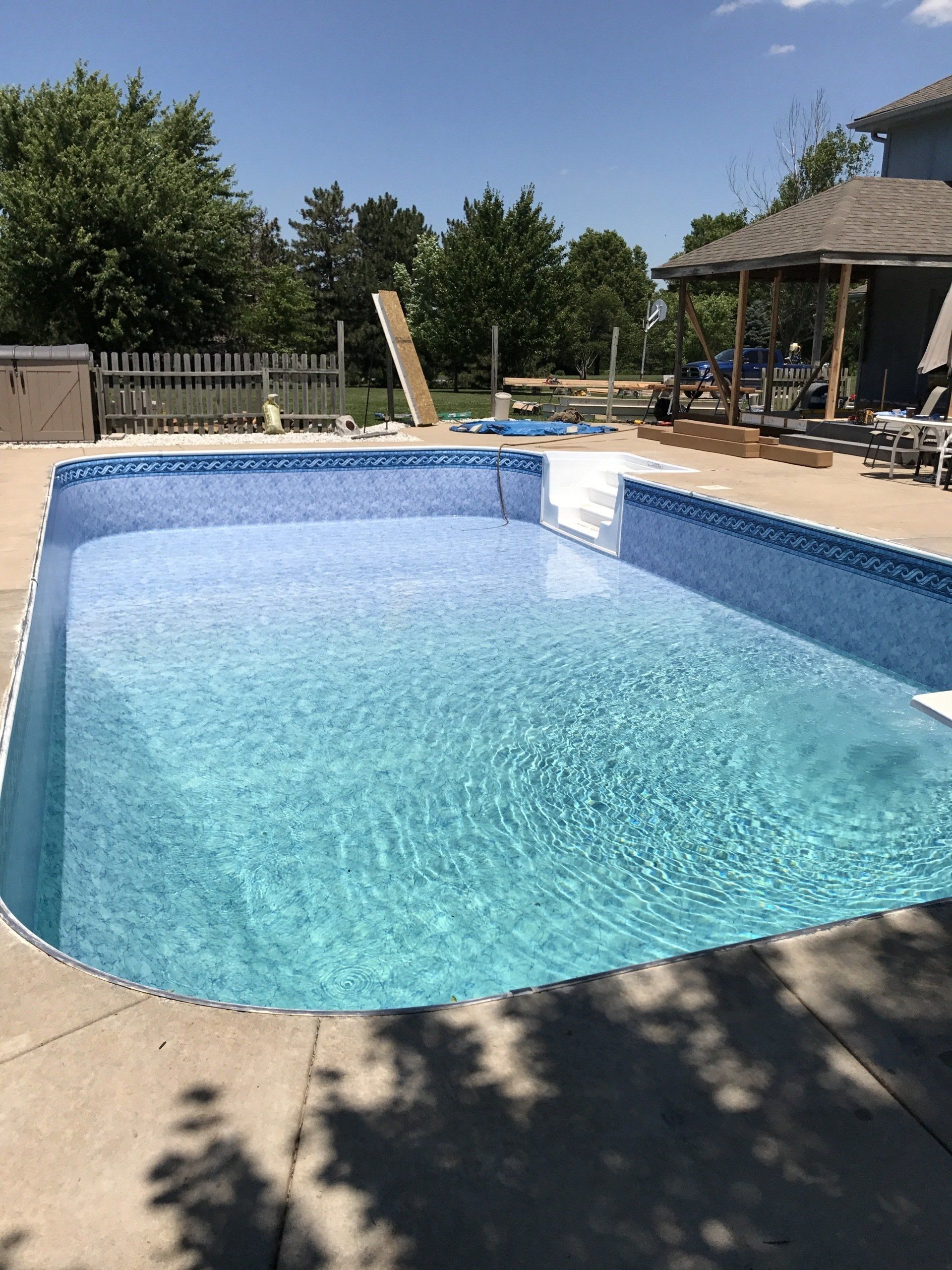 Vinyl Liner installed by Icon Pools, LLC