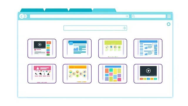 A computer screen with a bunch of different icons on it.