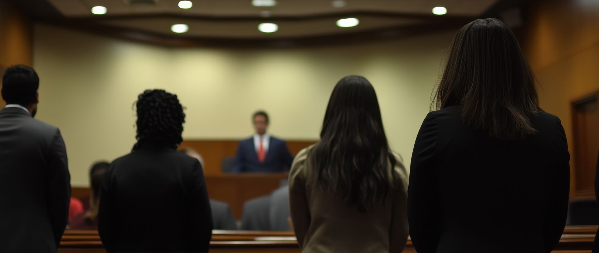 Criminal law solicitors representing clients in a courtroom at Haworth and Gallagher