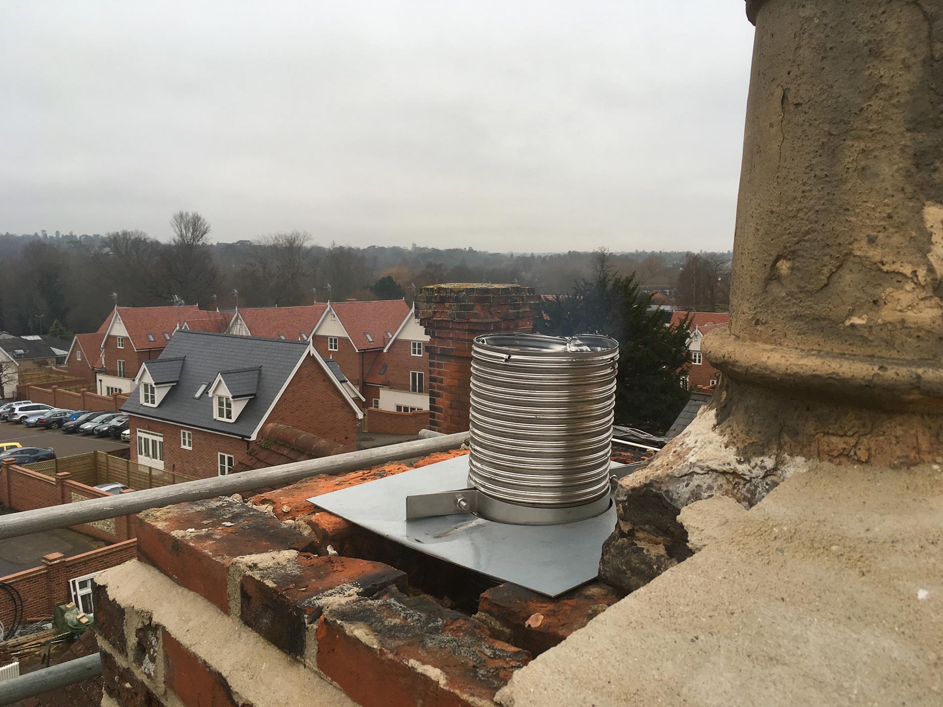 Home chimney repair