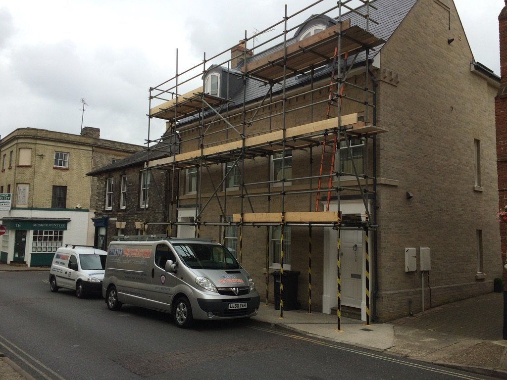 Commercial siding work