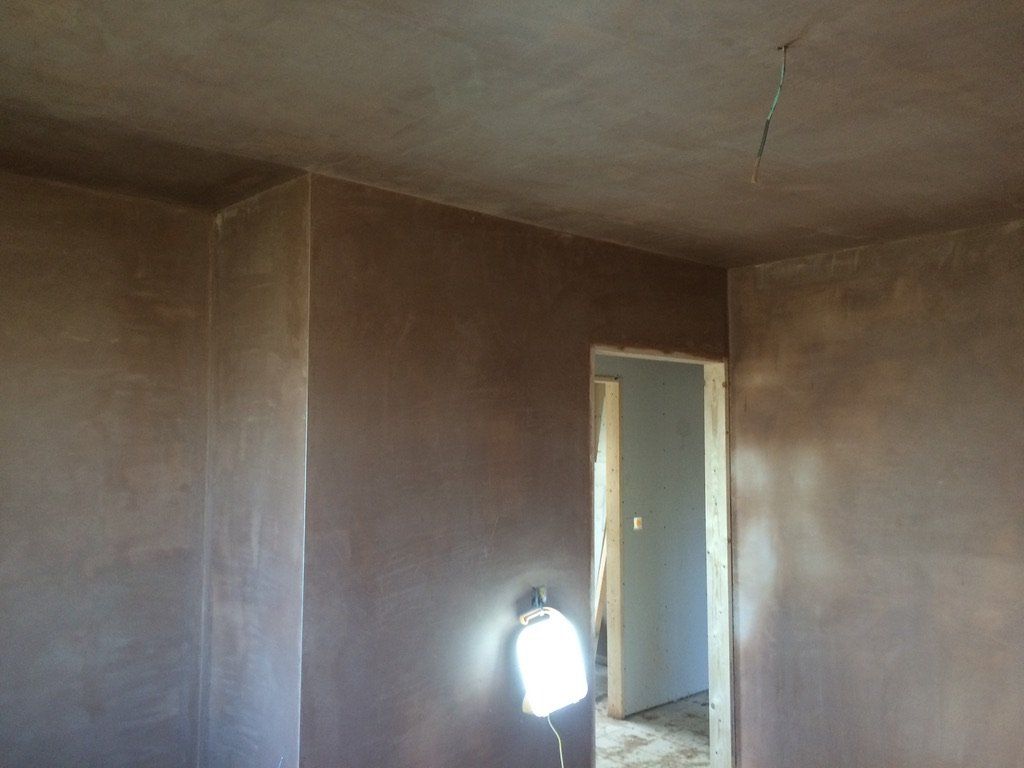 Wall of house under construction