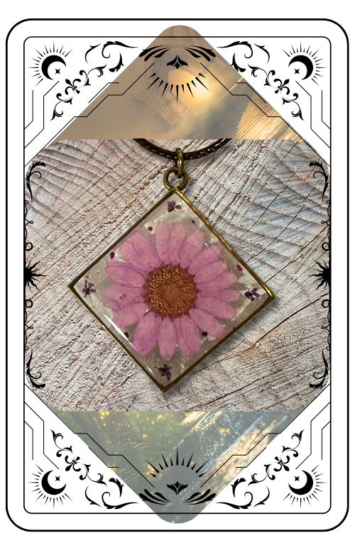 Pink Flower Pendant