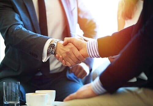 People Shaking Hands — Experienced Accident Lawyers  in Wheeling, WV