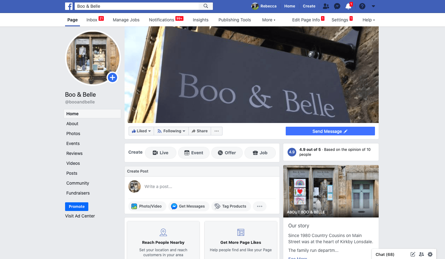 Boo and Belle Kirkby Lonsdale Facebook