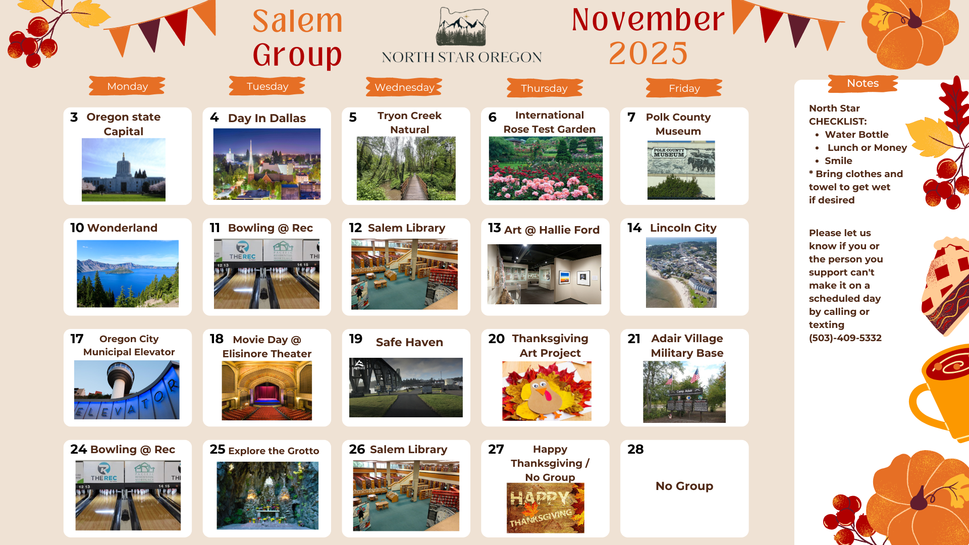 Calendar for August 2025, 