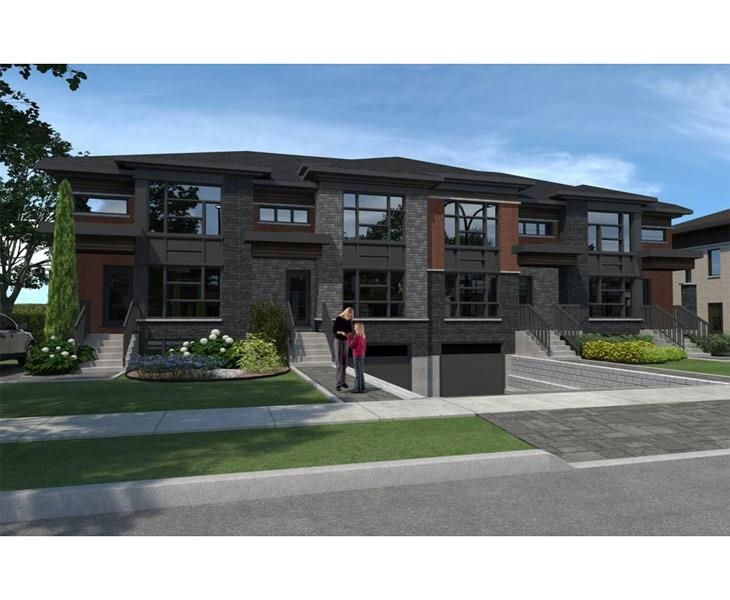 Vue d'artiste d'un nouvel immeuble