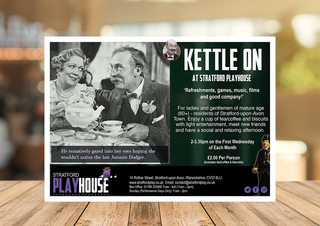 Stratford Playhouse Kettle On designed by The Mini Media Company