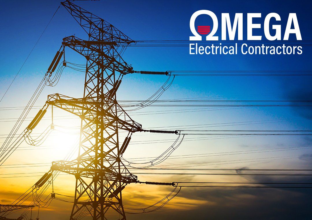 Omega Electrical Logo Designed by The Mini Media Company