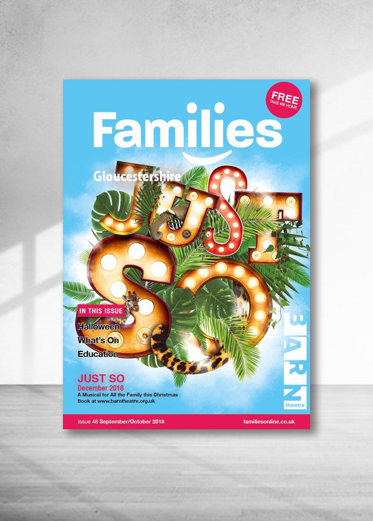 Families Magazine Gloucester designed by The Mini Media Company