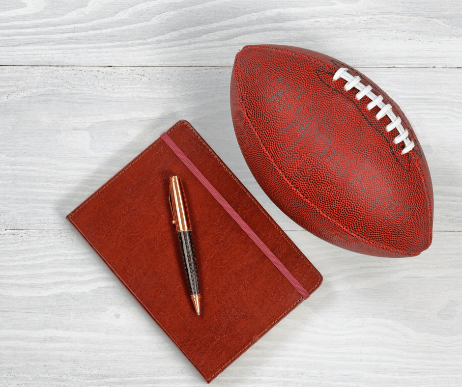 Football Ball, Notebook and Pen — Green Bay, WI — AnSer