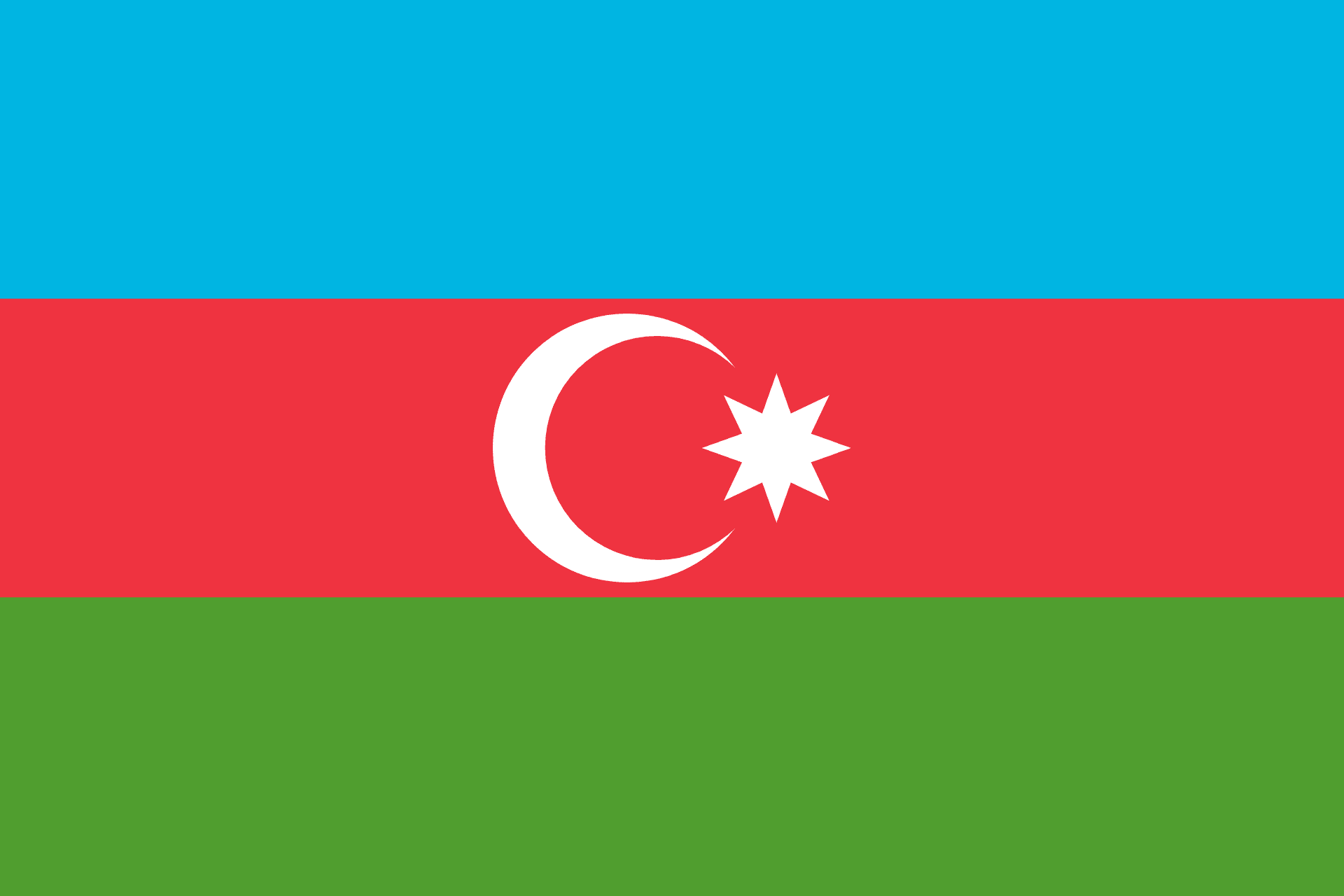 Azerbaijan Flag