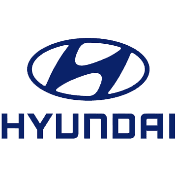 il logo di hyundai è blu e nero su sfondo trasparente .