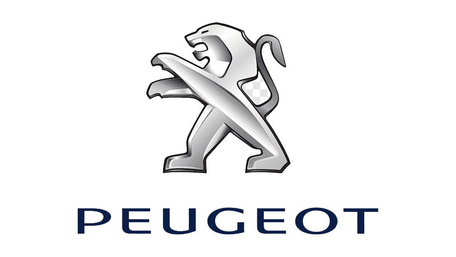 il logo di peugeot con un leone su sfondo trasparente .