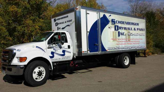 Schoenberger Service Truck — Prior Lake, MN — Schoenberger Drywall, Inc.