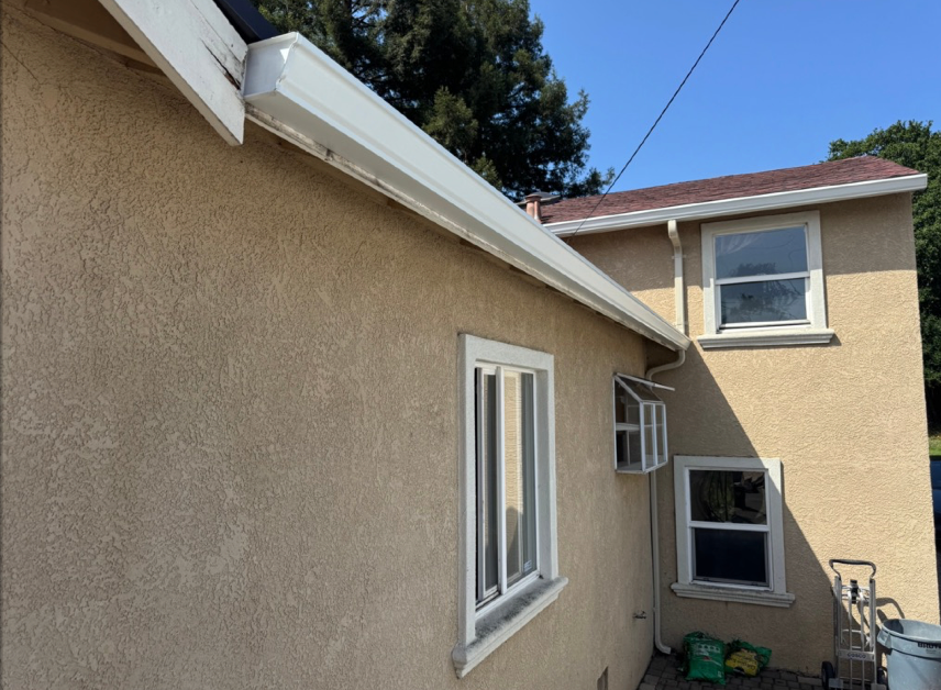 white gutter system