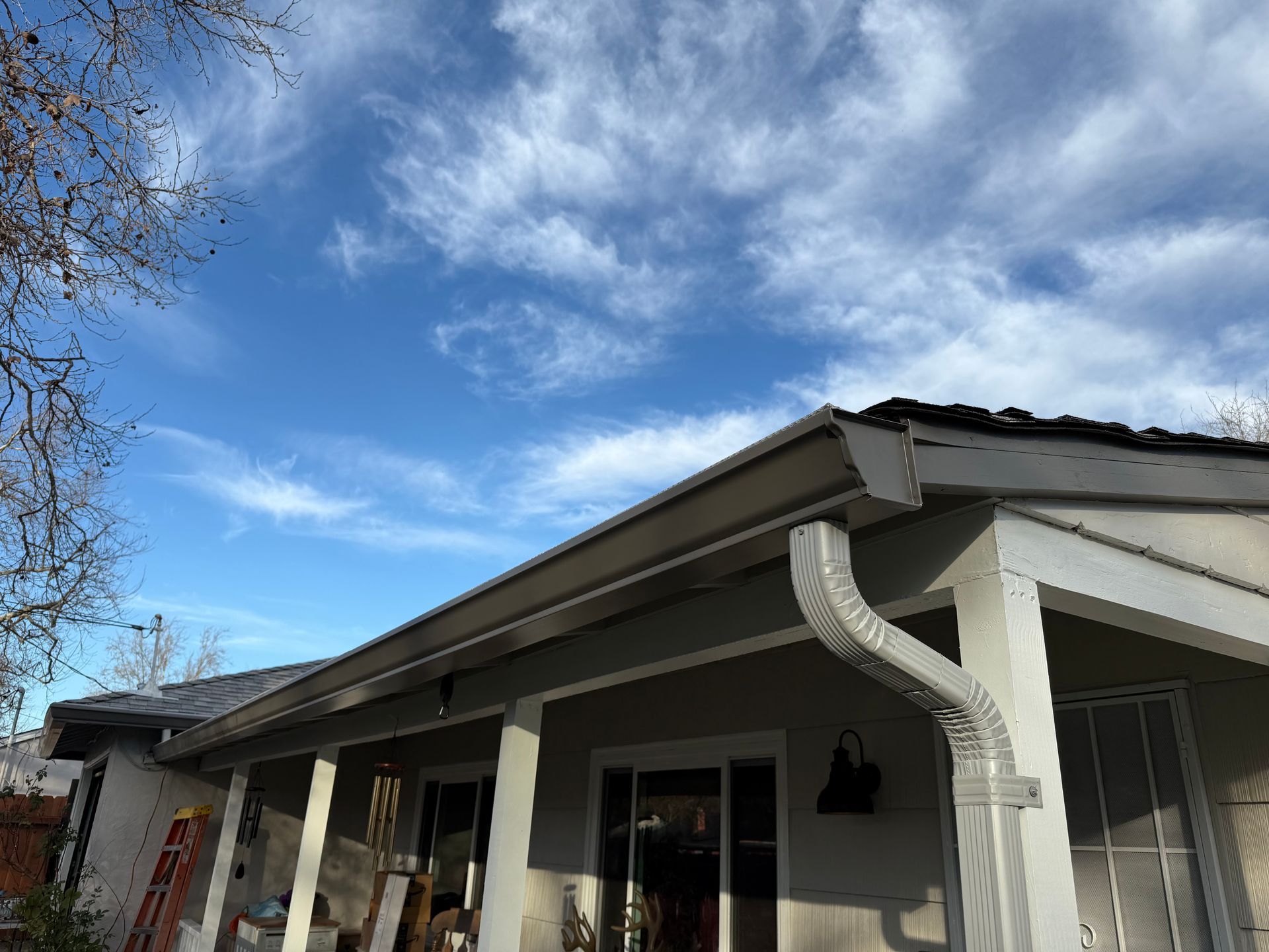 gray gutters,grey gutters