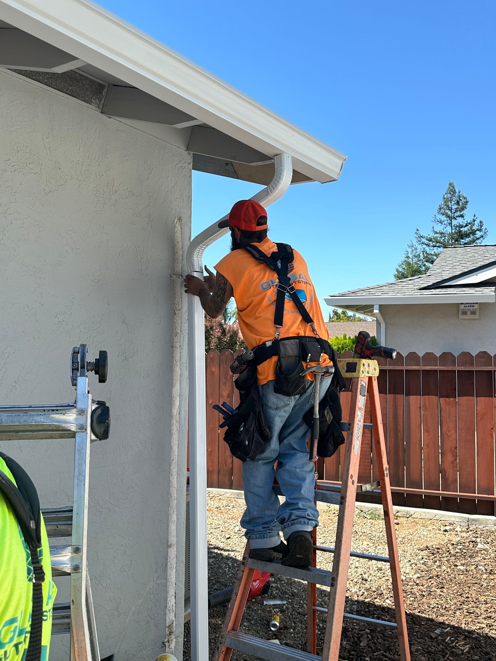 downspout installation