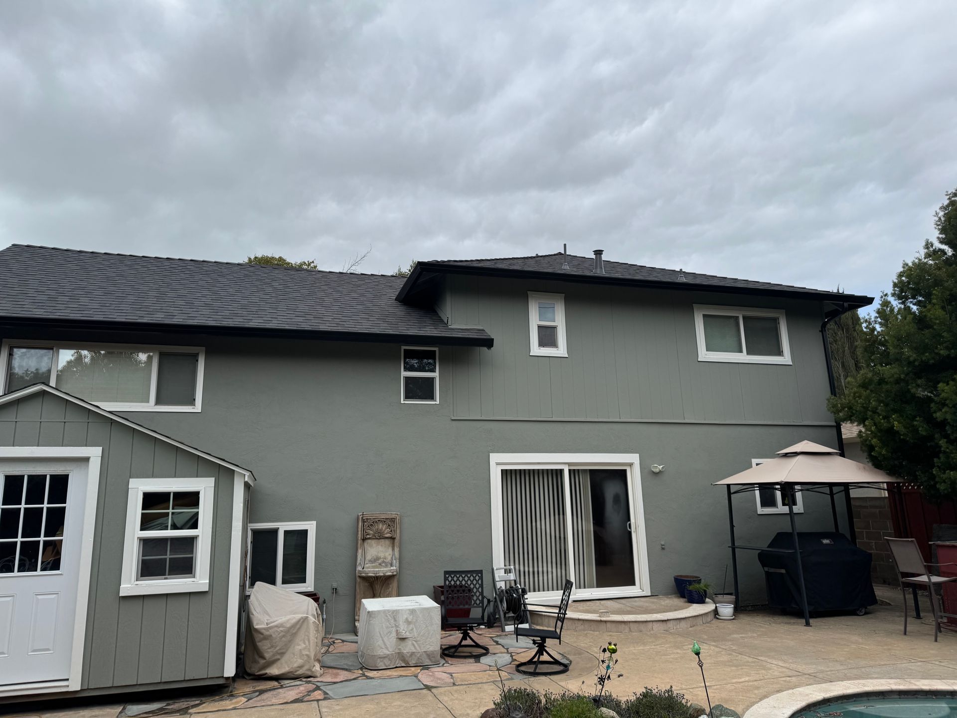 dark gutters with screens