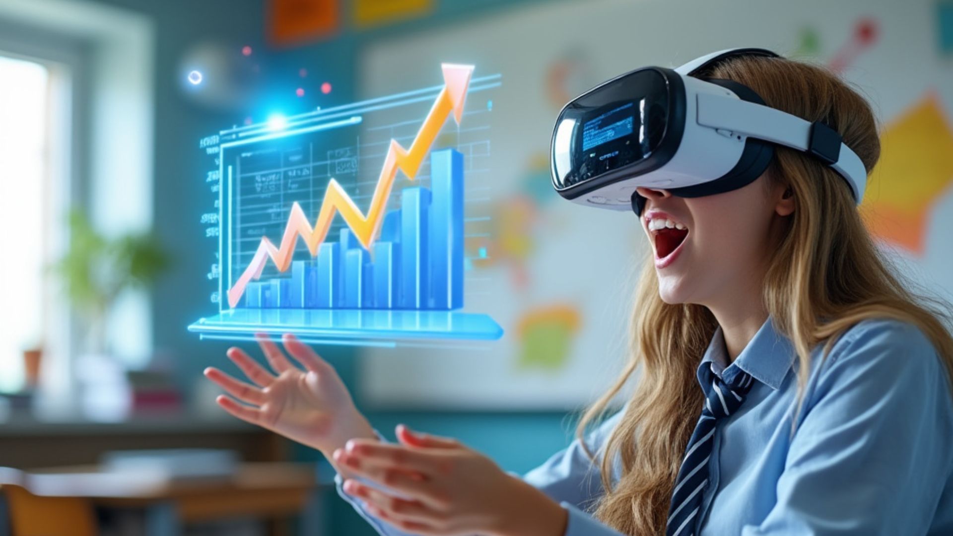 We use VR to transform Maths from a chore into a jaw-dropping experience. Through in-person, virtual