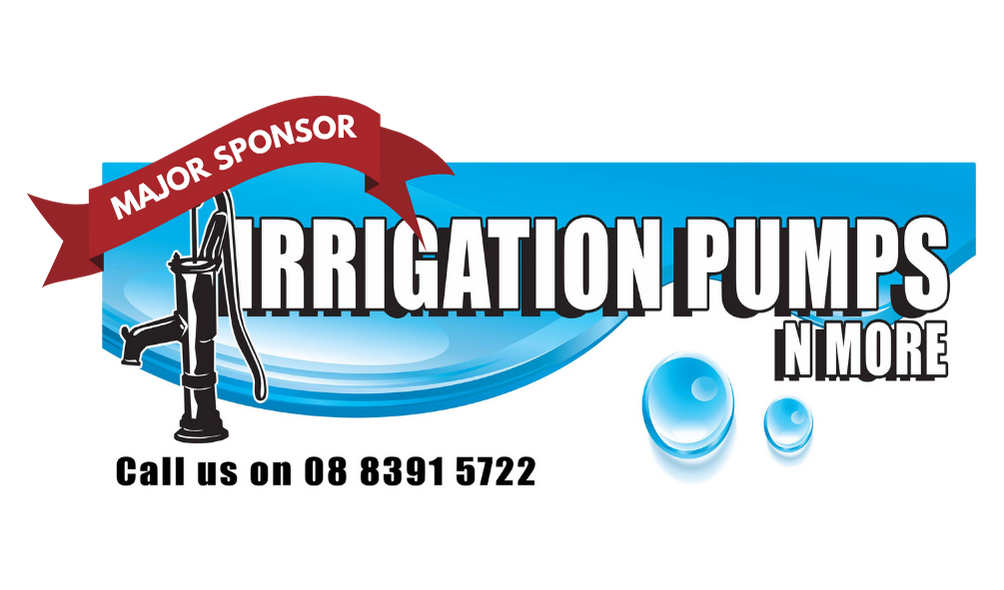 Irrigation Pumps 'n More logo as Major event sponsor