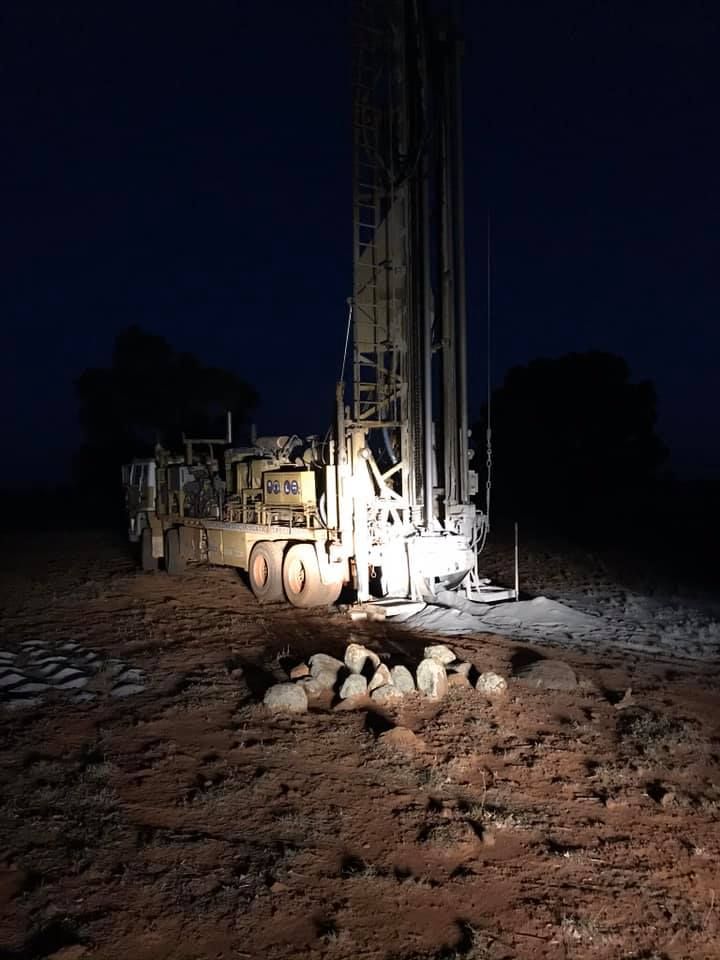 Working at Night | Blayney, NSW | CBJ Drilling Services