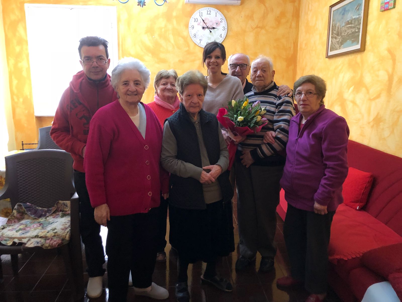 anziani della residenza Villa Silvana di Salice Terme