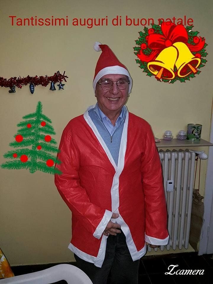 gli ospiti di residenza per anziani di Villa Silvana a Rivazzano Terme addobbano e festeggiano il Natale